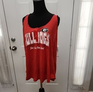 NWT Men's‎ GEORGIA BULLDOG Tank Top by Creative Apparel  Size 2XL